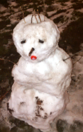 Schneemann in der Schönbrunner Straße Schneemann in der Schönbrunner Straße