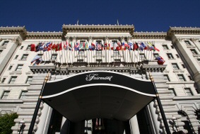 Das Fairmont Hotel auf dem Nob Hill in San  Francisco.