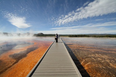 Grand Prismatic Spring im Yellowstone Nationalpark.