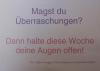 Magst Du Überraschungen? Dann halte diese Woche deine Augen offen! FBI = Dein F reudiger (Über-) B ringer von (Geschenk-) Ideen