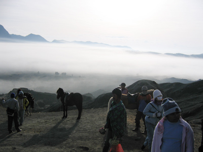 Am Fuß des Bromo