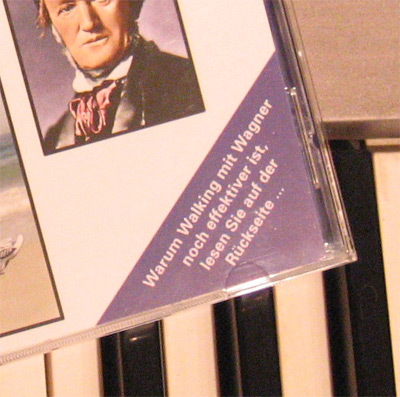 Warum Walking mit Wagner noch effektiver ist,... Werbe-Text auf der CD