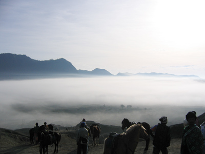 Am Fuß des Mt. Bromo