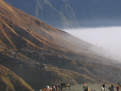 Am Fuß des Mt. Bromo