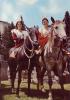 4106 - Les Belles Images de Camargue. 
<br />
Arlésiennes à Cheval. 