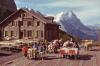 Hotel Grosse Scheidegg, 1965 m 
<br />
Mönch und Eiger
<br />
Fritz Burgener-Brawand
<br />
Tel. (036) 3 22 09
<br />
Colour Photo by Gyger Adelboden