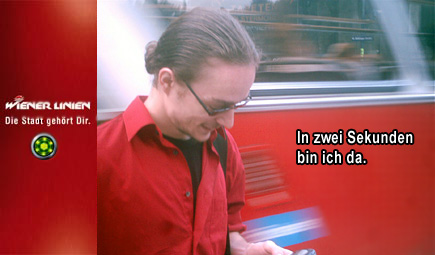 in zwei sekunden bin ich da.