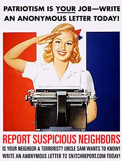 report suspicious neighbors!
