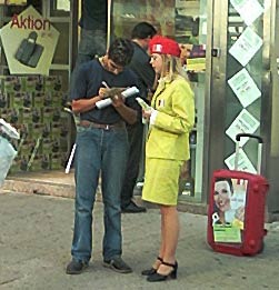 stewardess auf der mariahü