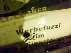 werbefuzzi im einsatz