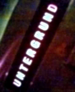 wirr underground, auch untergrund beschildert wirr underground, auch untergrund beschildert
