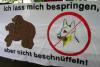 Ich lasse mich bespringen, aber nicht beschnüffeln.