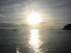 Sonnenuntergang-Boot