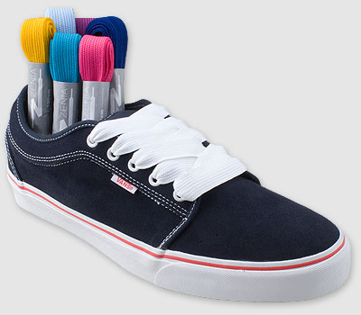 Zenia Fat Laces auf einem Vans Zenia Fat Laces auf einem Vans