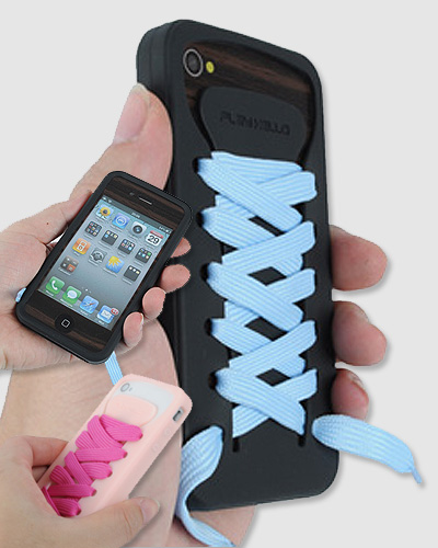 iPhone Schutzhuelle mit Schnuersenkel iPhone Schutzhuelle mit Schnuersenkel