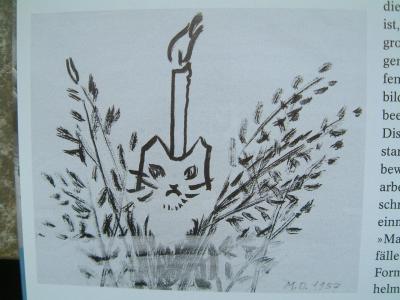 Katze-mit-Kerze