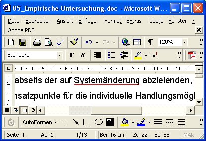 das system kennt systemänderung nicht