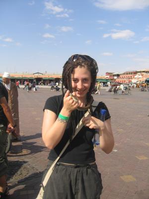 Djemma-el-fna, bekanner Gauklerplatz