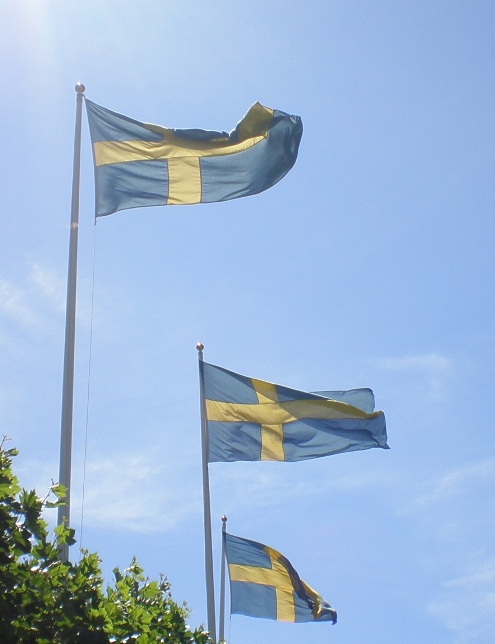 schwedische Fahnen / Swedish flags