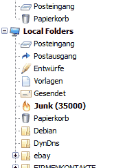 Junkfolder Thunderbird