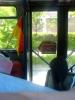 fahne im bus