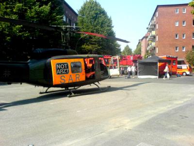 rettungshubschrauber in dulsberg