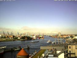 webcam ueber dem hamburger hafen