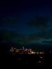 Licht aus, Spot an. Blick auf Sydney bei Nacht.