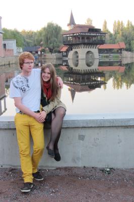 Bei den meisten Spaziergängen muss ich wegen meines Fußes noch immer passen. Auch bei diesem war ich leider nicht dabei. Das Foto entstand bei einer Erkundungstour durch den naheliegenden Park und ist von Sophia geschossen worden