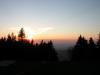 Sonnenuntergang auf dem Feldberg