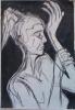 Zeichnung + Acryl gemischt <br />
auf Papier 50 x 70 cm