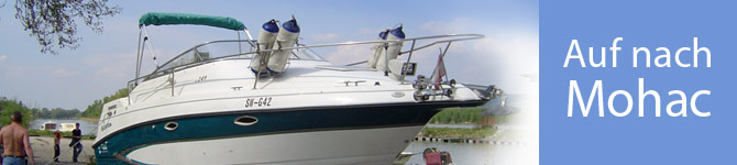 Per Boot von Wien nach Mohac