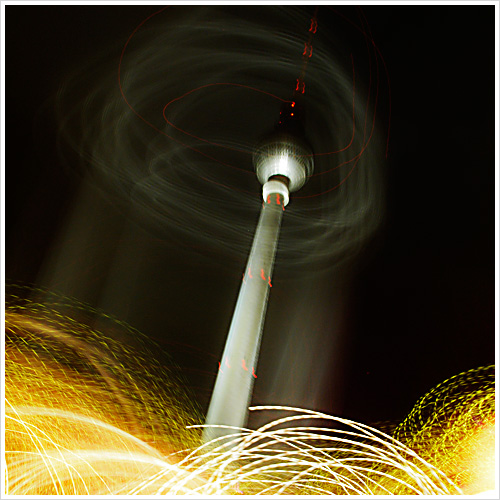 Der Fernsehturm in Berlin Der Fernsehturm in Berlin