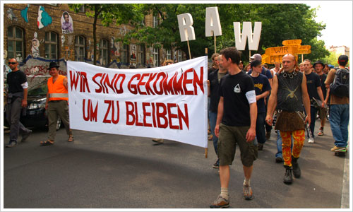 Die Spitze der Bewegung