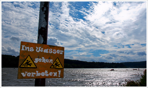 Der Baldeneysee in Essen