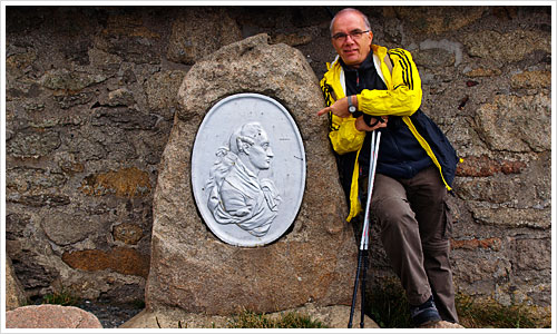 Ein Goetheportrait auf dem Brocken