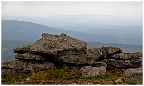Die Teufelskanzel auf dem Harzer Brocken