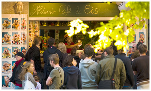 Das Eiscafe Aldemir in Kreuzberg