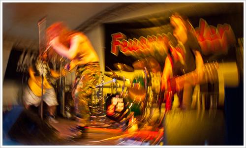 Metalband verfremdet