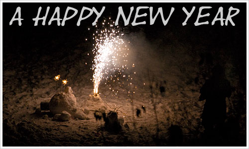 Kleines Feuerwerk im Dunklen Kleines Feuerwerk im Dunklen