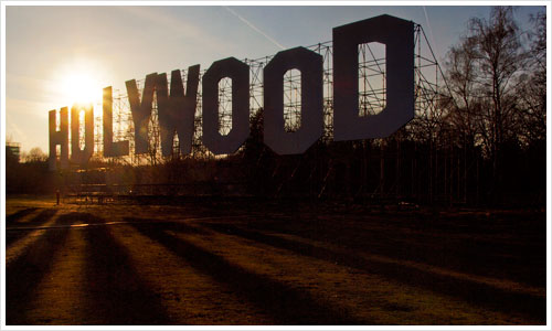 Schriftzug im Tiergarten