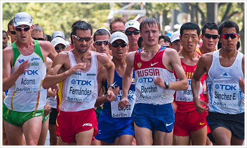 Borchin in der Spitzengruppe