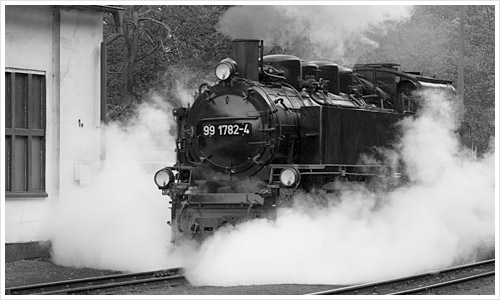 Der rasende Roland in dichten Dampf