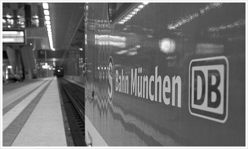 S-bahn aus München in Berlin
