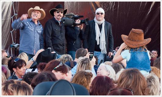 Die Bellamy Brothers mit DJ Ötzi