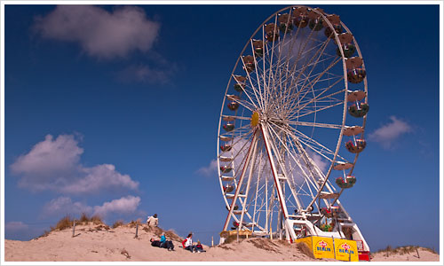 Das Berliner Riesenrad in den Dünen von Warnemünde