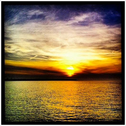 Sonnenuntergang am Meer