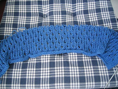 Netzpullover Vorderteil Netzpullover Vorderteil