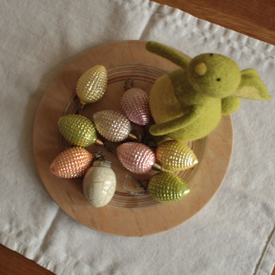 Osternest mit gefilztem Hasen 2009