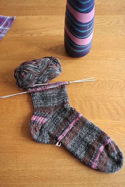 Socken aus Aldi-Wolle